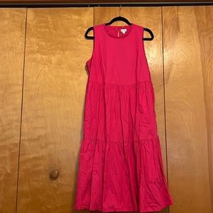 JCREW tiered maxi dress